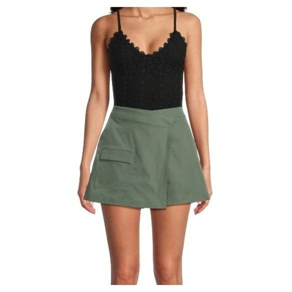 Avia Womens Sz XL (16-18) Hike Skort Green Midnight